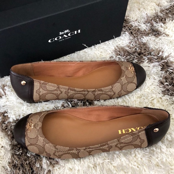 LAST SIZE 8 Coach Chelsea Signature khaki/chestnut - Picture 5 of 8